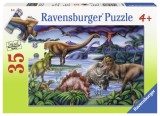 Cumpara ieftin Puzzle Locul De Joaca Al Dinozaurilor, 35 Piese