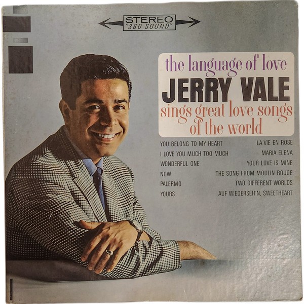 Vinil LP Jerry Vale &ndash; The Language Of Love (-VG)