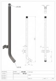 Teava racordare suzete porci, 1 2, cot 30 , inox