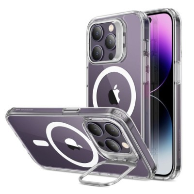 Husa pentru iPhone 14 Pro - ESR Classic Kickstand HaloLock - Clear foto