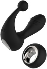 Vibrator Helios Midnight Magic, Remote Control, 12 Moduri VIbratii, Silicon, USB, Negru foto