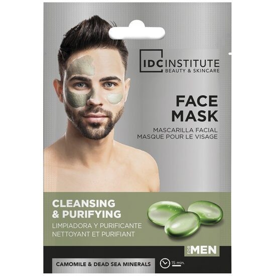 Masca faciala pentru barbati Oil Control Deep Sea Minerals IDC Institute 3439, 15 g
