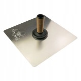 Tava glet, aluminiu, 33x33 cm x 1.75 mm, maner piele Alcantara, Olejnik