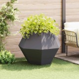 vidaXL Jardinieră Negru 100 x 100 x 80 cm Oțel 884024