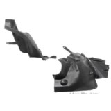 Carenaj roata Mercedes Clasa E Coupe/Cabrio (C207), 05.2009-01.2013, partea Stanga, Punte fata partea din spate 2076901330, 5077FL2T