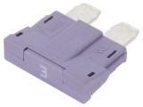 Siguranță Auto 3A 250VAC 58VDC 19mm UNIVAL