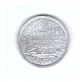 Moneda Polinezia Franceza 1 franc 2018, stare buna, curata