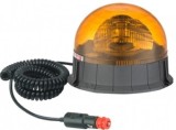 Girofar Auto 12V/24V Prindere Fixa 14cm, Bec Rotativ, Omologare E9, Protectie Polaritate Inversa, IP64