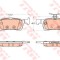 Set placute frana,frana disc PEUGEOT 308 II (2013 - 2016) TRW GDB2037
