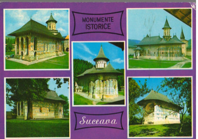 CPI B14134 CARTE POSTALA - SUCEAVA. MONUMENTE ISTORICE foto