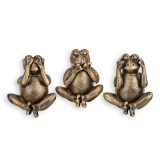 Set trei broaste din fonta HA-57, Statuete