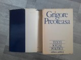 Texte social politice de Grigore Preoteasa