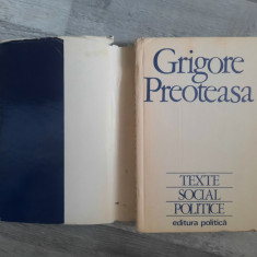 Texte social politice de Grigore Preoteasa