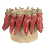 Cumpara ieftin Ghiveci flori teracota multicolora &Oslash; 17x13 cm