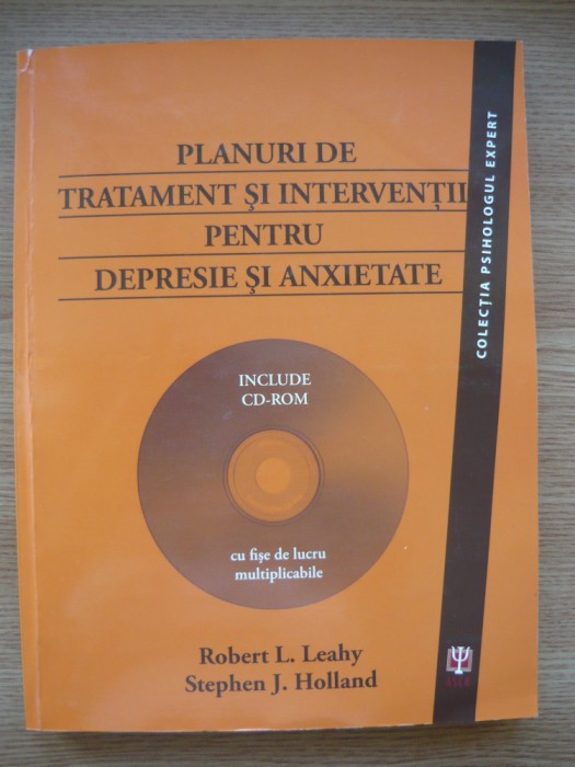 PLANURI DE TRATAMENT SI INTERVENTII PENTRU DEPRESIE SI ANXIETATE - 2010