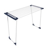 Uscator rufe extensibil Casa Si CasaFlex, alb + albastru, otel + plastic, 550 x 1100 x 40 mm