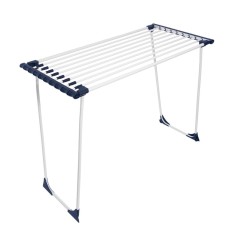 Uscator rufe extensibil Casa Si CasaFlex, alb + albastru, otel + plastic, 550 x 1100 x 40 mm