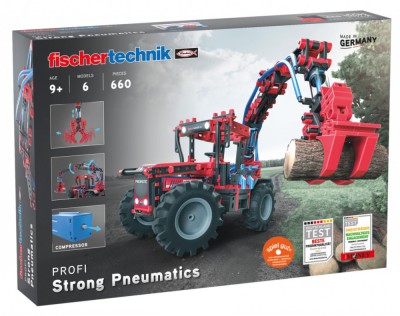 Kit constructie STEM Modele pneumatice, Fischertechnik, 660 piese foto