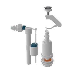 Mecanism pentru bazin WC, cu buton, cod-4191