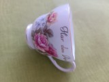 Portelan DUCHES Bone China England, frumoasa ceasca de cafea