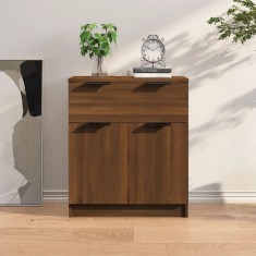 vidaXL Servantă, stejar maro, 60x30x70 cm, lemn prelucrat