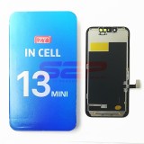 Display LCD Touchscreen cu Rama Apple iPhone 13 Mini, Negru, ZY INCELL