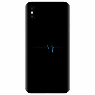 Husa silicon pentru Apple Iphone XS, Heartbeat foto