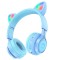 Casti wireless, Hoco, Stereo, 3.5mm, 10h, Albastru
