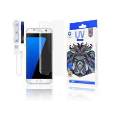 Folie Compatibila cu Samsung Galaxy S7 Edge Lito 3D UV Glass Transparent