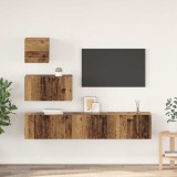 Set comodă TV 4 pcs Lemn vechi 80 x 30 x 30 cm Lemn compozit