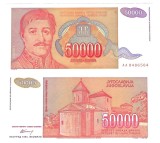 IUGOSLAVIA 50.000 / 50000 DINARI / DINARA 1994 , UNC [1] P - 142a , necirculata