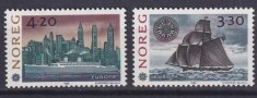 Norvegia 1992 - Descoperirea Americii, serie neuzata
