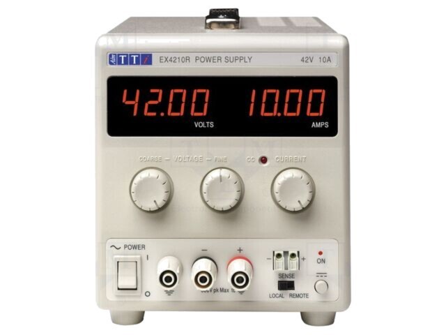 Alimentator de laborator canal unic AIM-TTI 0&divide;42VDC 0&divide;10A 230VAC