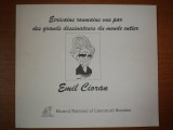 ECRIVAINS ROUMANINS VUS PAR DES GRANDS DESSINATEURS DU MINDE ENTIER EMIL CIORAN