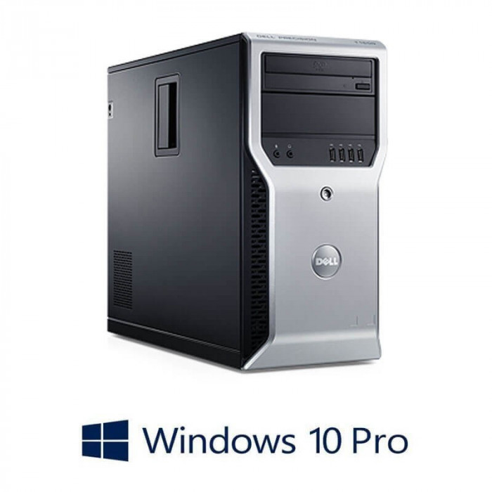 Workstation Dell Precision T1600, E3-1245, 8GB DDR3, GeForce 605 DP, Win 10 Pro