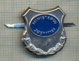 Y 1628 INSIGNA- MILITARA -SEMN DE ARMA-MINISTERUL JUSTITIEI -PENTRU COLECTIONARI