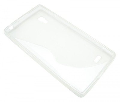 Husa silicon S-line transparenta pentru LG Optimus L9 P760 foto