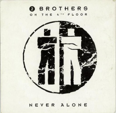 CD MAXI SINGLE - 2 Brothers On The 4th Floor &amp;ndash; Never Alone (VG) foto