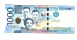 Bancnota Filipine 1000 piso 2019, circulata, stare buna
