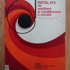 Alexandru Christea - Instalatii de ventilare si conditionare a aerului