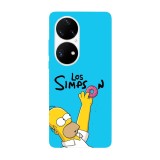 Husa compatibila cu Huawei Nova Y70 model I love Donuts!, Silicon, TPU, Viceversa, Transparent, Carcasa