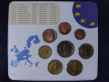 Set Euro Spania 2001 UNC, Monede Euro Spania, Colectie Numismatica