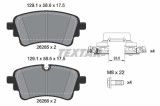 Set placute frana TEXTAR 2626501