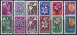 Tangerul Spaniol 1957 - Flori, 2 Serii, Set complet, MNH (vezi descrierea), Nestampilat