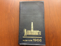 agenda centrala electrica de termoficare craiova 1966 RSR nefolosita nescrisa foto