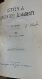 Istoria literaturii romanesti- Nicolae Iorga- doua volume