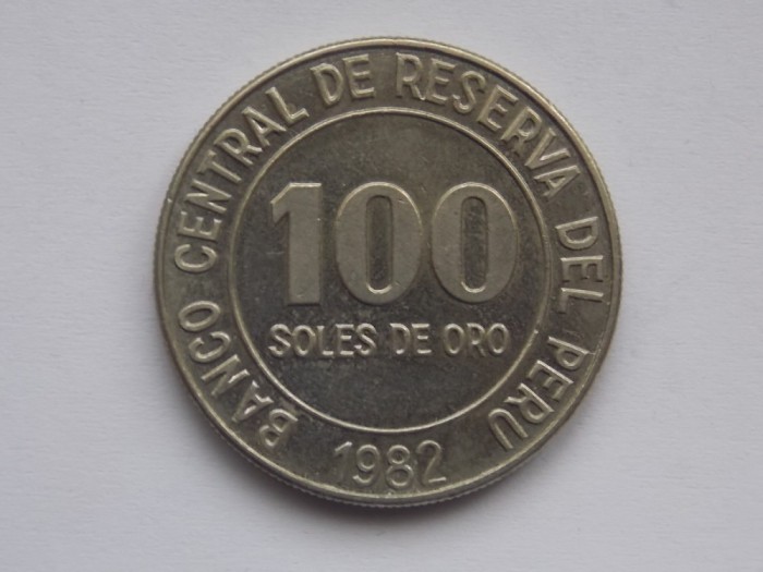 100 SOLES DE ORO 1982 PERU