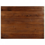 VidaXL Blat de masă, 80x70x2,5 cm, dreptunghiular, lemn masiv reciclat