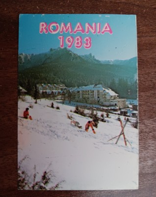 C9 19 - 1983 - Calendar de buzunar - reclama turism foto