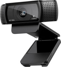 CAMERA web LOGITECH C920, Full HD rez 1920 x 1080, USB 2.0, microfon, negru, &quot;960-001055&quot; (timbru verde 0.18 lei)